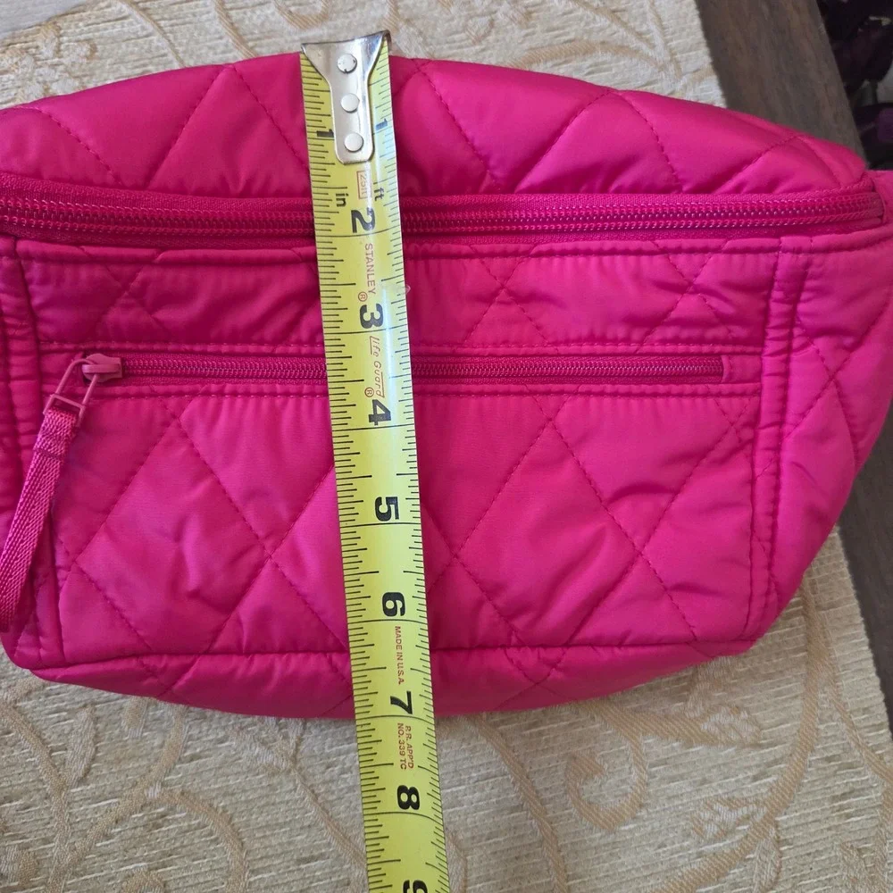 Vera Bradley Large Belt Bag Peacock Pink Quilted Ultralight Fanny Pack New